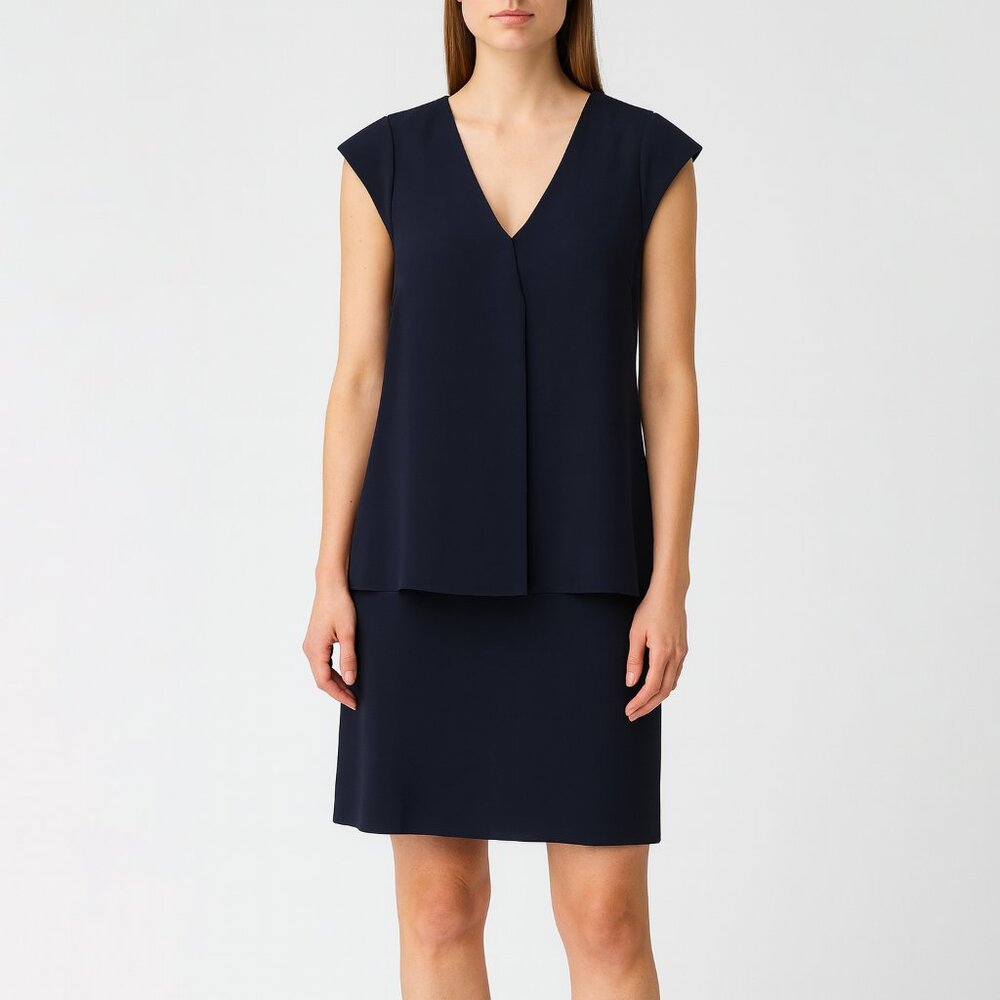REISS Tarquin Double‎ Layer Dress 4